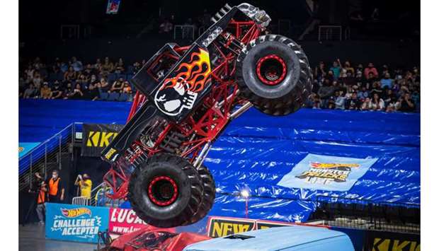 Hot Wheels Monster Trucks live-evenement in Lusail Arena van 8-11 december